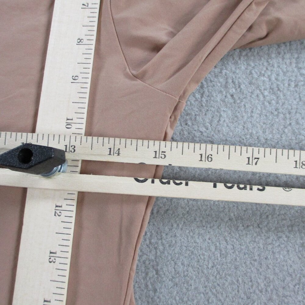 SKIMS Fits Everybody Turtleneck Top Womens Large Sienna Brown Long Sleeve NWT - Picture 7 of 9